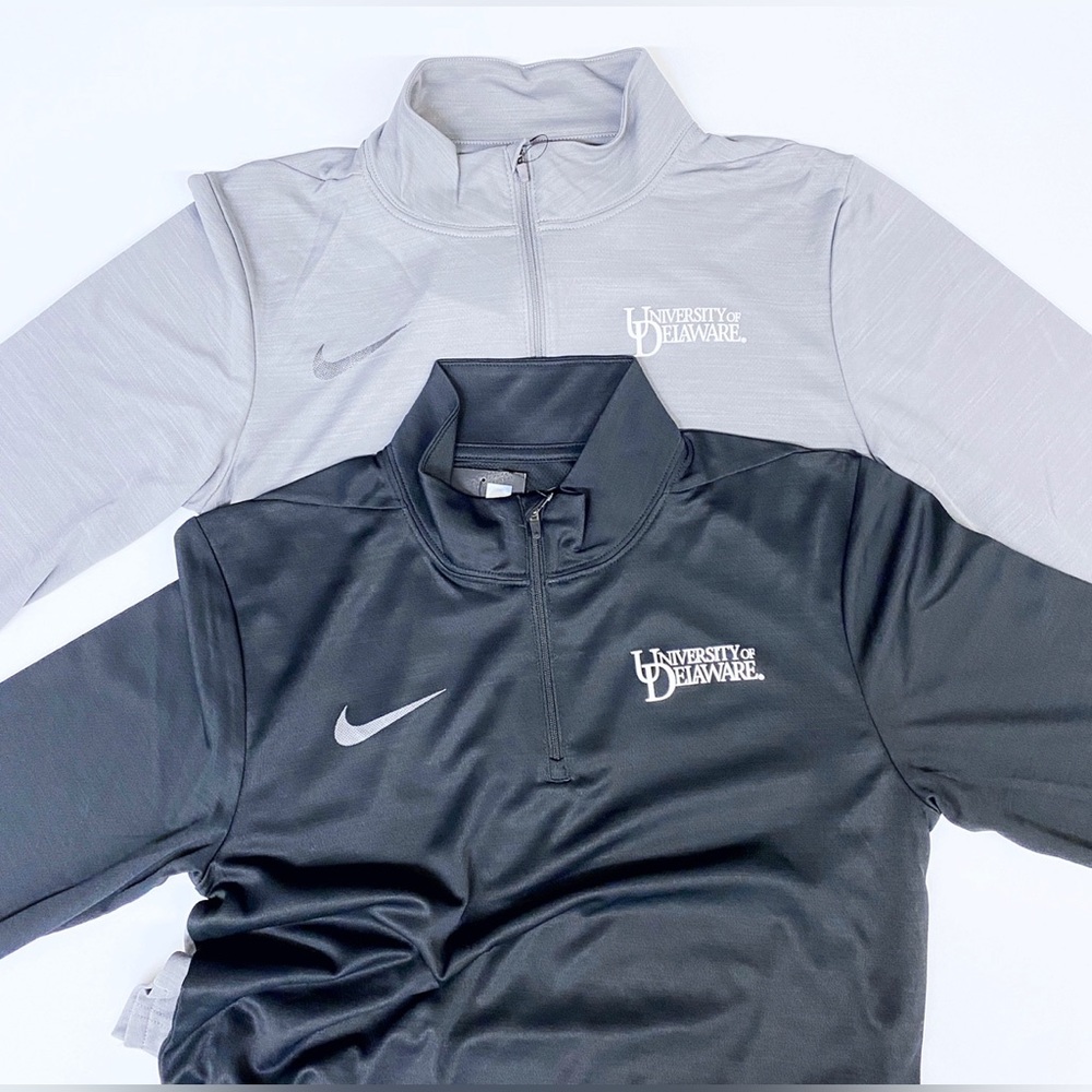 The University of Delaware Nike Dri-Fit Quarter Zip-up